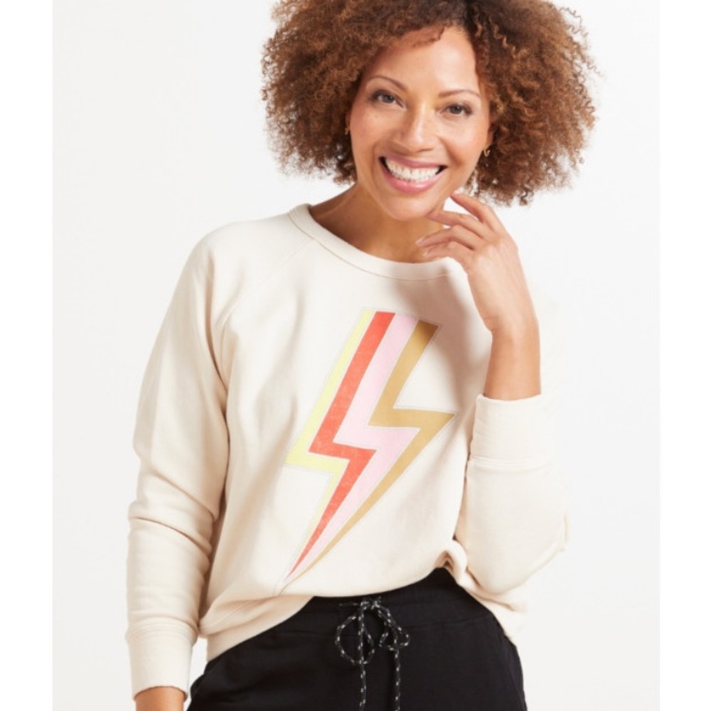 Letluv lightning bolt sweatshirt XS